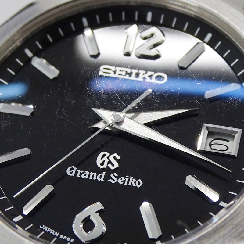 Grand Seiko GS 9F62-0A60 SBGX035 男士腕錶,日期顯示,石英機芯,不鏽鋼錶殼,銀/黑色,拋光-7