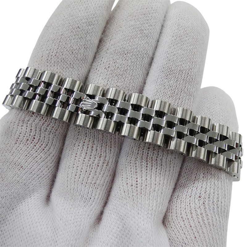 勞力士 ROLEX Datejust 179174 隨機編號女士腕錶 自動上鍊 AT 不鏽鋼 SS 白金 WG 銀色 黑色 羅馬數字 拋光-4