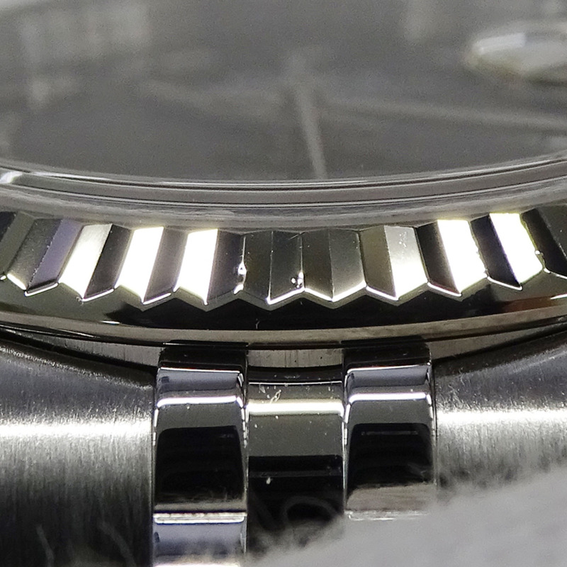 勞力士 ROLEX Datejust 179174 隨機編號女士腕錶 自動上鍊 AT 不鏽鋼 SS 白金 WG 銀色 黑色 羅馬數字 拋光-13