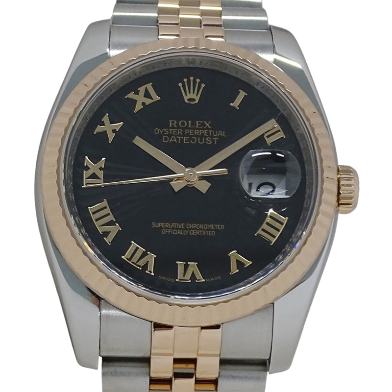 勞力士 ROLEX Datejust 116231 M 編號 男士腕錶 品牌 自動上鍊 AT 不鏽鋼 SS 玫瑰金 PG 組合 拋光-1