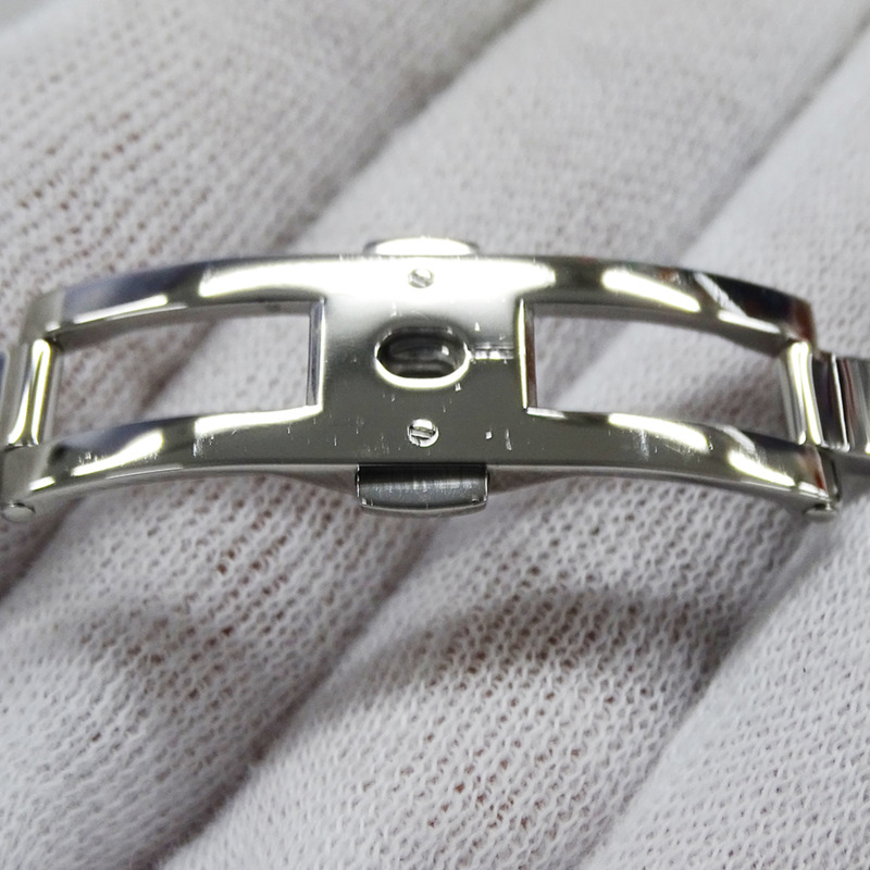 歐米茄星座系列迷你四方腕錶 1584.79 女士腕錶,殼牌石英 QZ 機芯,不鏽鋼 SS 銀色拋光-4