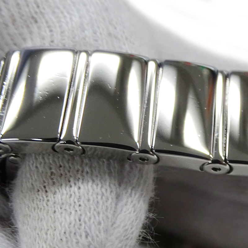 歐米茄星座系列迷你四方腕錶 1584.79 女士腕錶,殼牌石英 QZ 機芯,不鏽鋼 SS 銀色拋光-8