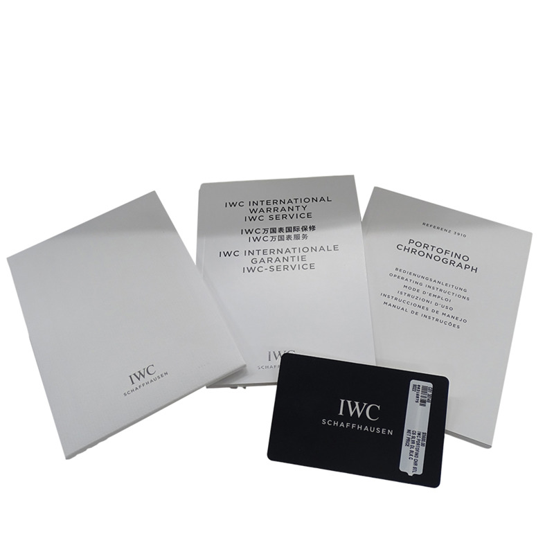 IWC萬國錶Portofino IW391022男士品牌自動計時碼錶，不鏽鋼錶殼，拋光皮革錶帶-6