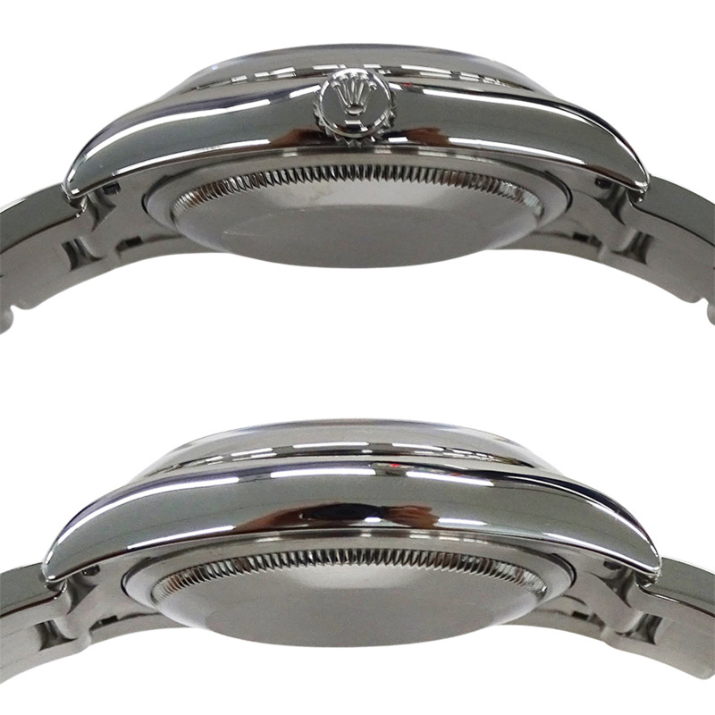 勞力士 ROLEX 蠔式恆動型 116000 M 編號男士腕錶品牌自動上鍊 AT 不鏽鋼 SS 銀色黑色拋光-2