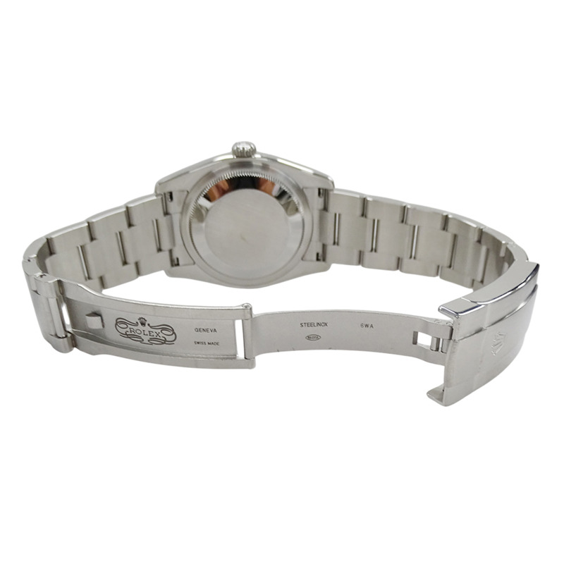 勞力士 ROLEX 蠔式恆動型 116000 M 編號男士腕錶品牌自動上鍊 AT 不鏽鋼 SS 銀色黑色拋光-3