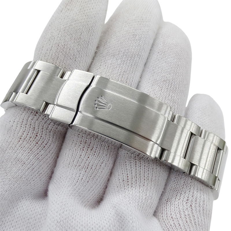 勞力士 ROLEX 蠔式恆動型 116000 M 編號男士腕錶品牌自動上鍊 AT 不鏽鋼 SS 銀色黑色拋光-4