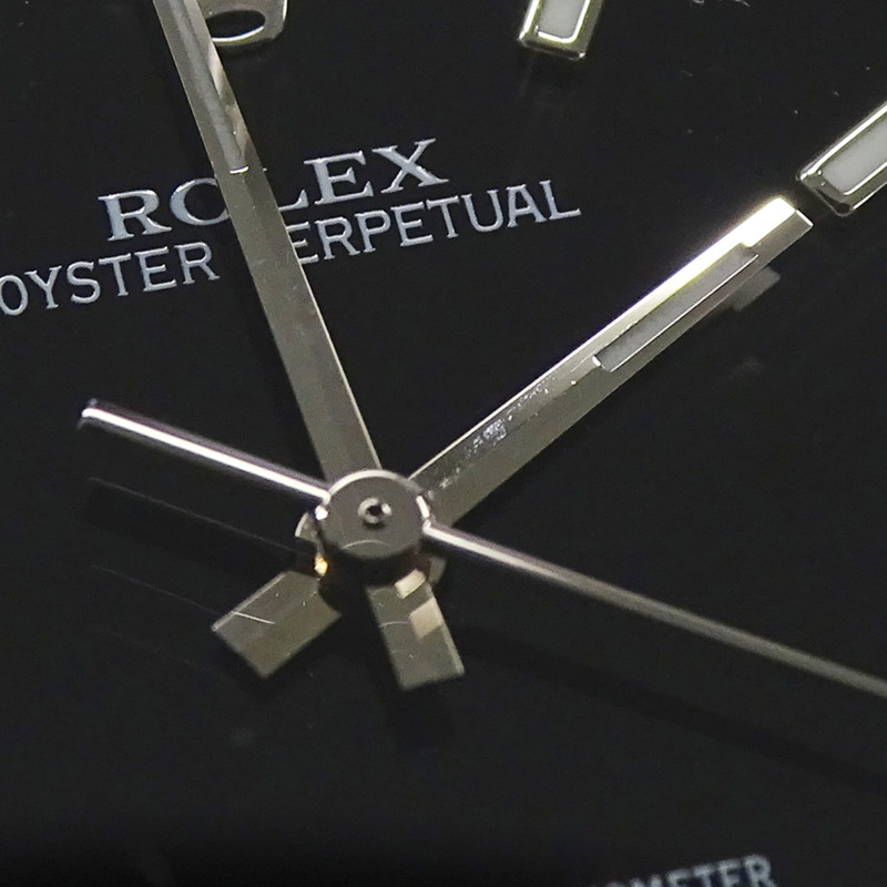 勞力士 ROLEX 蠔式恆動型 116000 M 編號男士腕錶品牌自動上鍊 AT 不鏽鋼 SS 銀色黑色拋光-14