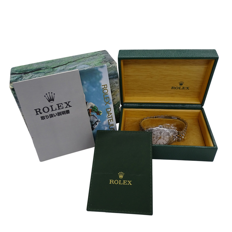 勞力士 ROLEX Datejust 16220 Y型男士腕錶,自動上鍊 AT 不鏽鋼 SS 銀白色拋光-7