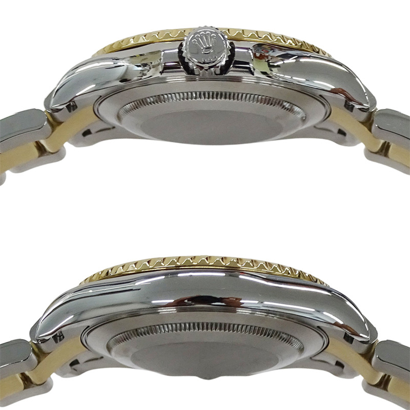 勞力士 ROLEX Yacht-Master 16623 隨機編號男士腕錶 品牌 日期 自動上鍊 AT 不鏽鋼 SS 黃金 YG 組合 白色拋光-2