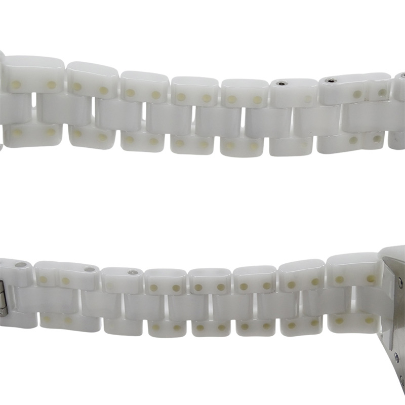 香奈兒 (Chanel) 女士腕錶 J12 日期石英 QZ 不鏽鋼 SS 白色陶瓷 H0968 拋光-6