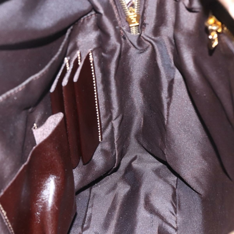 【日本直送】FENDI Zucchino帆布手提包 米色 金色 正品 SW1844-20