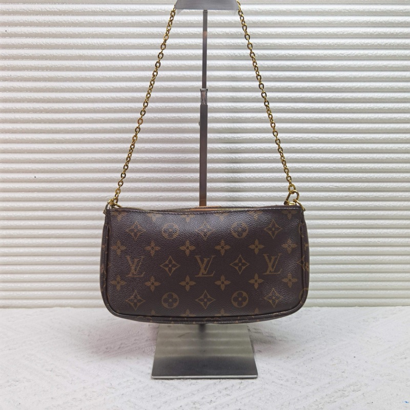 LV路易威登 MULTI 五合一老花單肩包斜挎包20年➕芯片-1