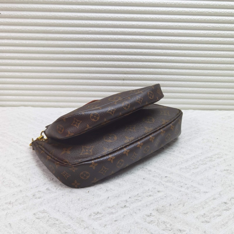 LV路易威登 MULTI 五合一老花單肩包斜挎包20年➕芯片-7