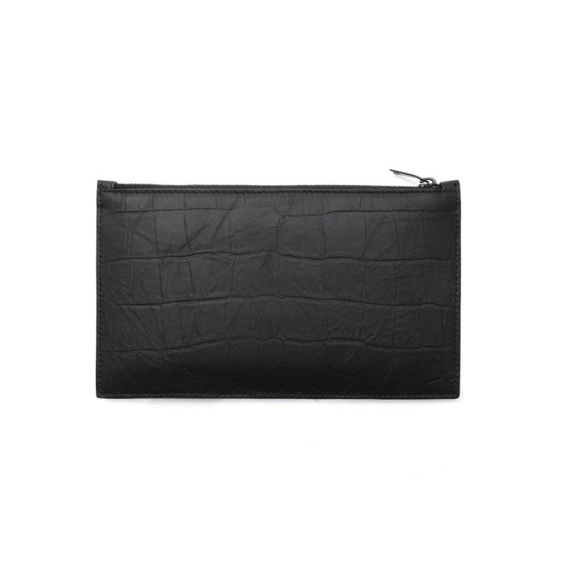 Saint Laurent Monogram Bill Pouch Bag Black - 636330-C9H0U-1000-2