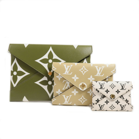 LOUIS VUITTON Monogram Pochette Kirigami金扣手拿包