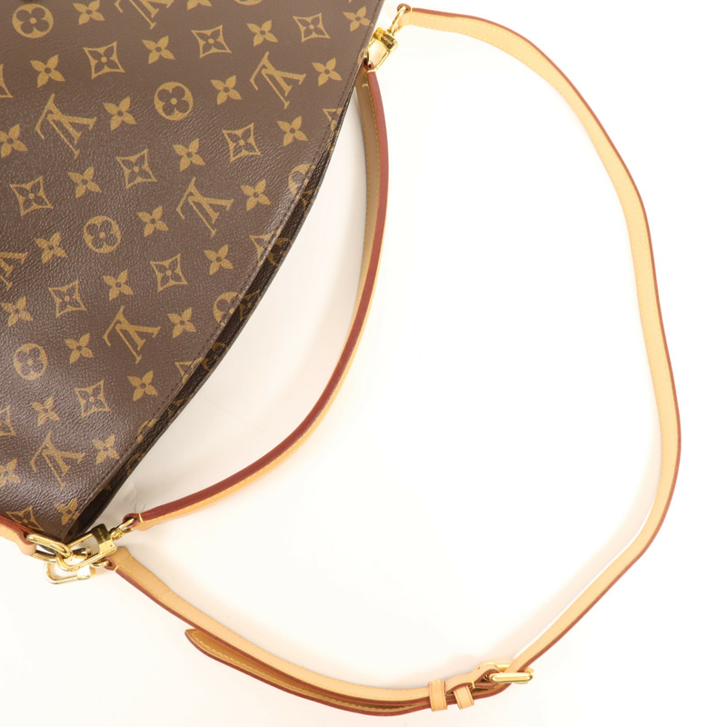 LOUIS VUITTON Monogram Melie金扣手挽肩背兩用袋-4