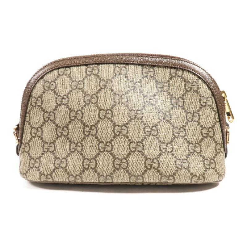 GUCCI 塗層帆布Ophidia GG金扣肩背袋-1