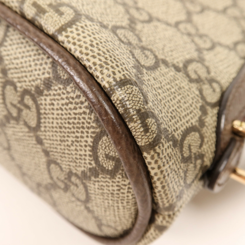 GUCCI 塗層帆布Ophidia GG金扣肩背袋-5