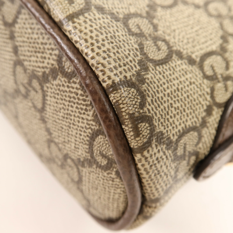 GUCCI 塗層帆布Ophidia GG金扣肩背袋-7