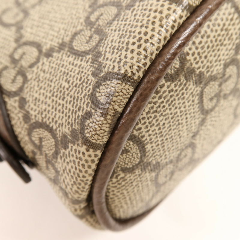 GUCCI 塗層帆布Ophidia GG金扣肩背袋-8