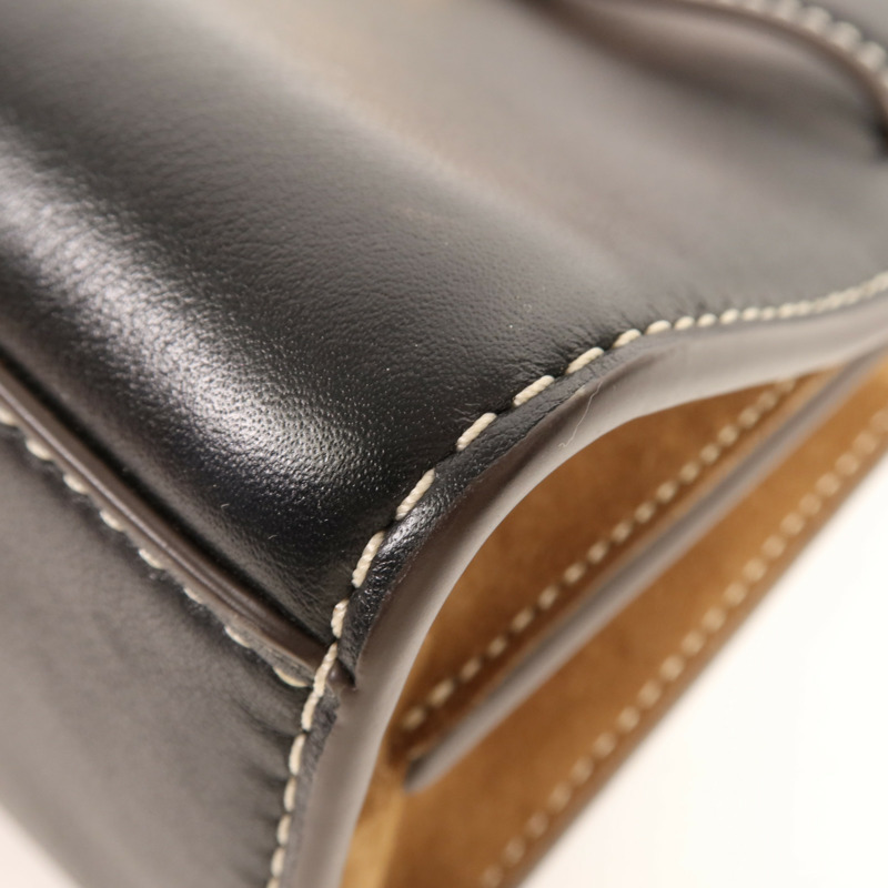 Tory Burch 牛皮皮革Lee Radziwill Petite Double Bag金扣手挽肩背兩用袋-7