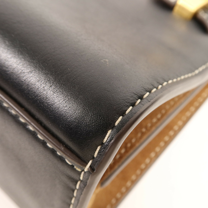 Tory Burch 牛皮皮革Lee Radziwill Petite Double Bag金扣手挽肩背兩用袋-9