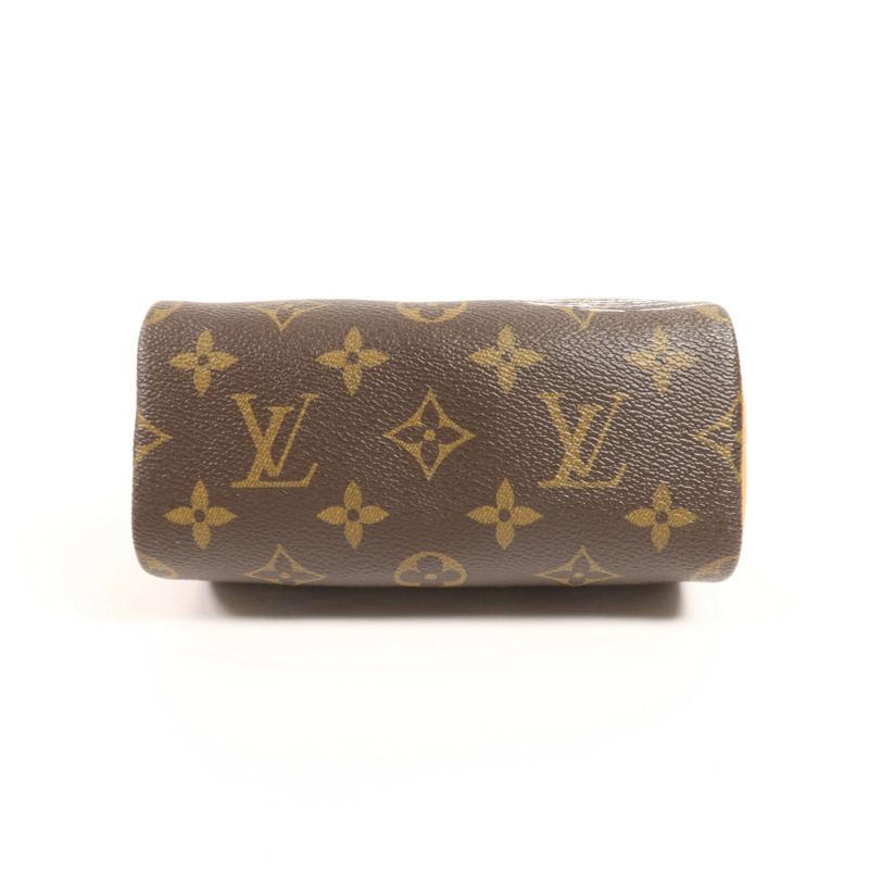 LOUIS VUITTON Monogram Vivienne Nano Speedy金扣手挽肩背兩用袋-3
