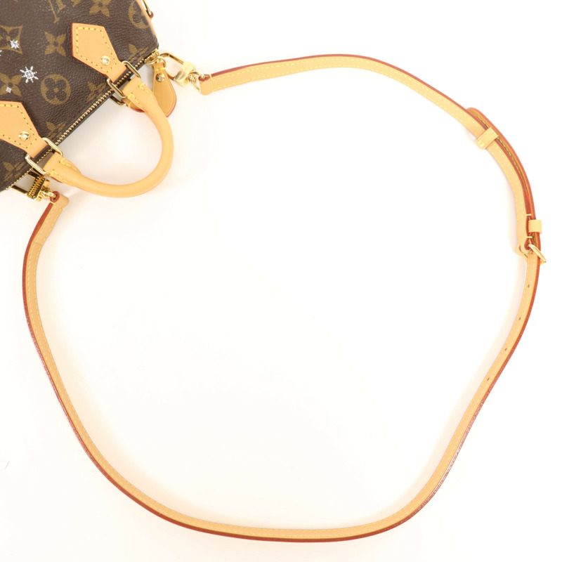 LOUIS VUITTON Monogram Vivienne Nano Speedy金扣手挽肩背兩用袋-4