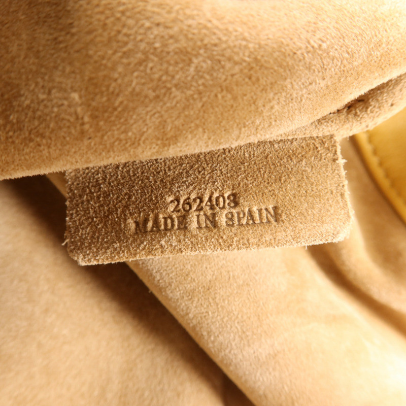 LOEWE 羊皮皮革Medium Flamenco Purse金扣手挽肩背兩用袋-11