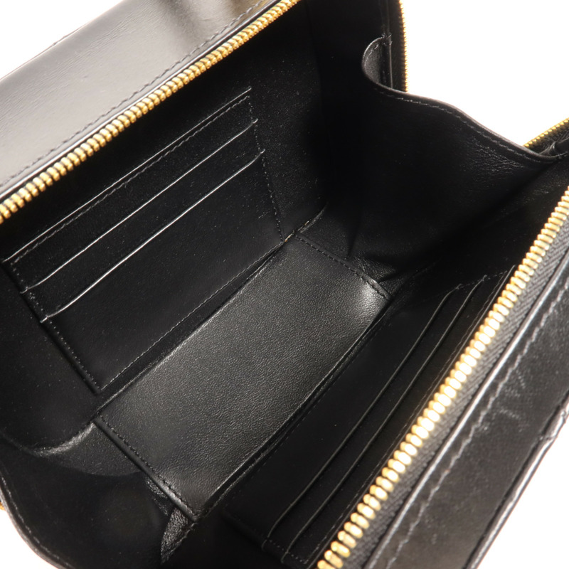 CHANEL 羊皮皮革Shoulder Bag金扣手挽肩背兩用袋-9