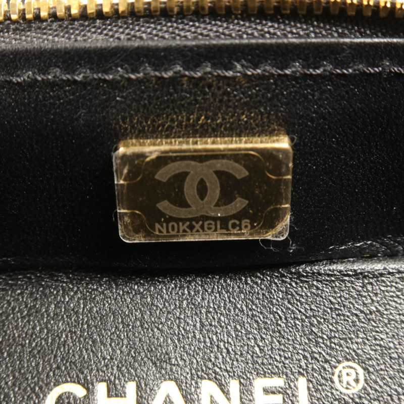 CHANEL 羊皮皮革Shoulder Bag金扣手挽肩背兩用袋-11