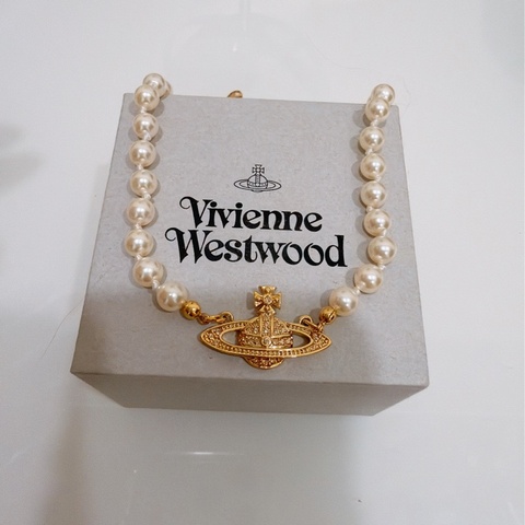 Vivienne Westwood 金色珍珠項鍊