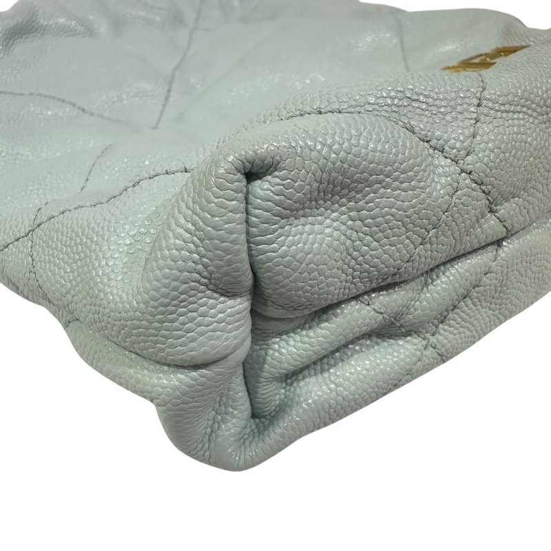 【美收精品】CHANEL寶寶藍荔枝皮紋22MINI 4-356-3