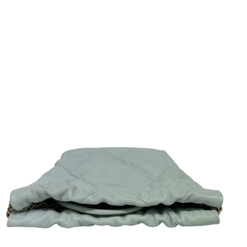 【美收精品】CHANEL寶寶藍荔枝皮紋22MINI 4-356-6