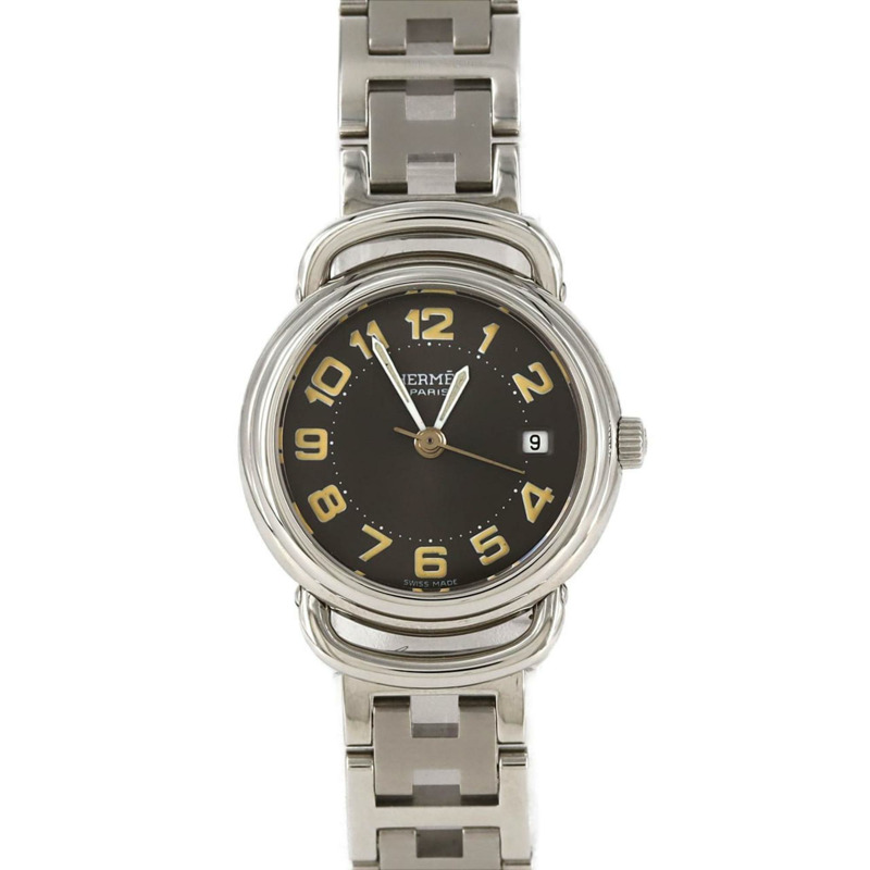 愛馬仕 Pullman PU2.210 不銹鋼石英錶-0