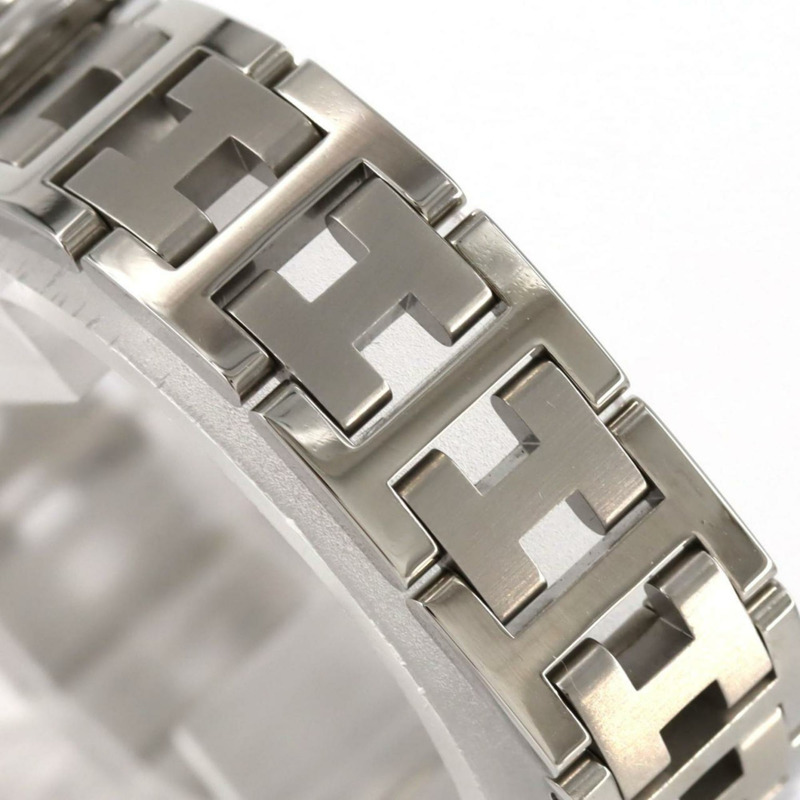 愛馬仕 Pullman PU2.210 不銹鋼石英錶-4