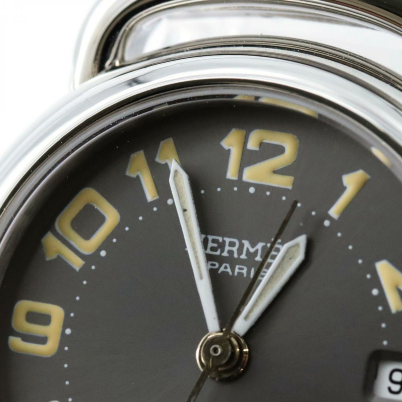 愛馬仕 Pullman PU2.210 不銹鋼石英錶-5