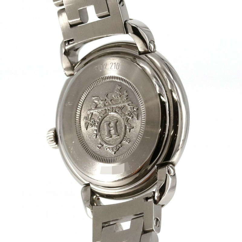 愛馬仕 Pullman PU2.210 不銹鋼石英錶-7