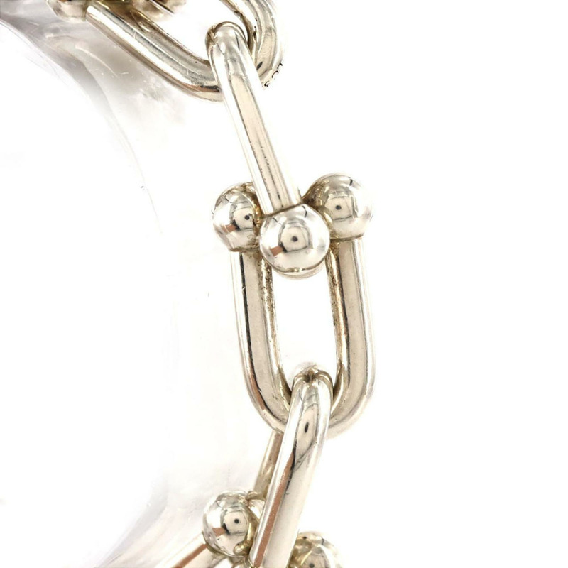 蒂芬妮五金錶帶 D 型手鐲 小號不銹鋼石英錶-4