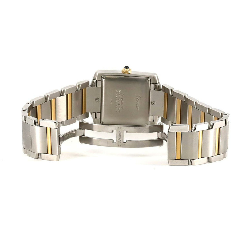 卡地亞 Tank Française LM 雙色腕錶 W51005Q4 SSxYG 自動腕錶-6