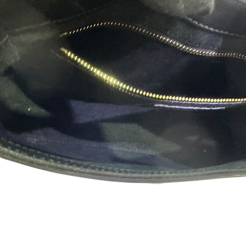 【美收精品】YSL黑色皮革金扣肩背包 4-462-8