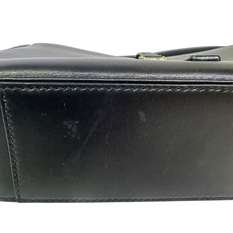 【美收精品】YSL黑色皮革金扣肩背包 4-462-11