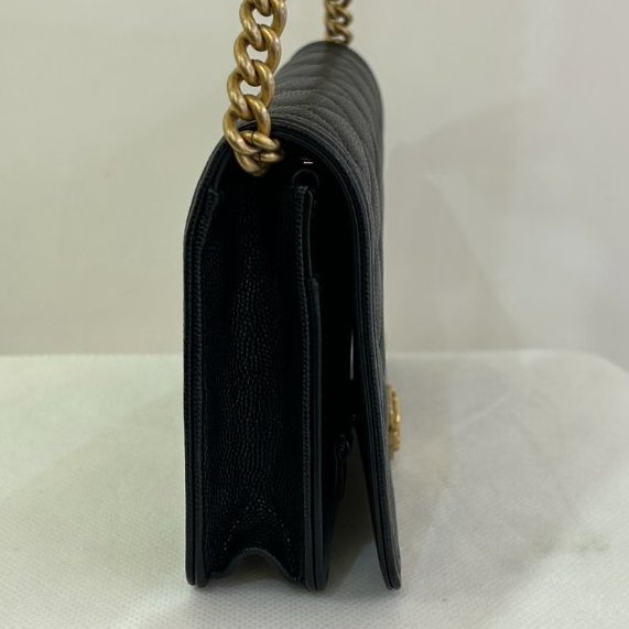 CHANEL 黑荔枝金鍊 BOY-WOC-1