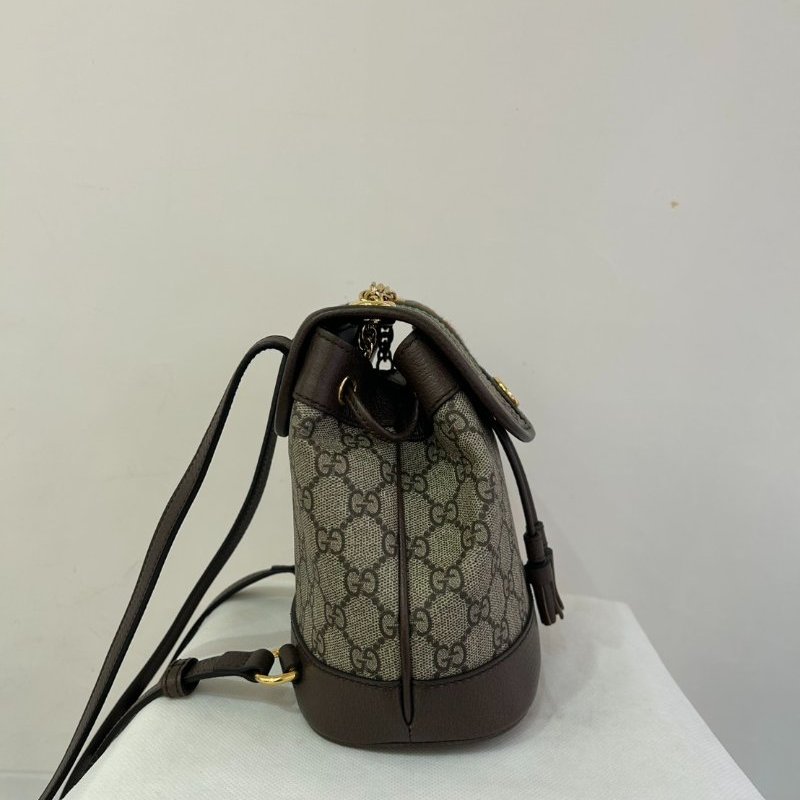 GUCCI老花綠紅綠後背包-Mini-1