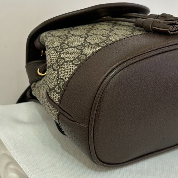 GUCCI老花綠紅綠後背包-Mini-5