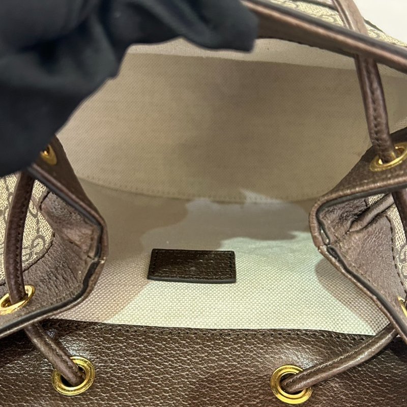 GUCCI老花綠紅綠後背包-Mini-8