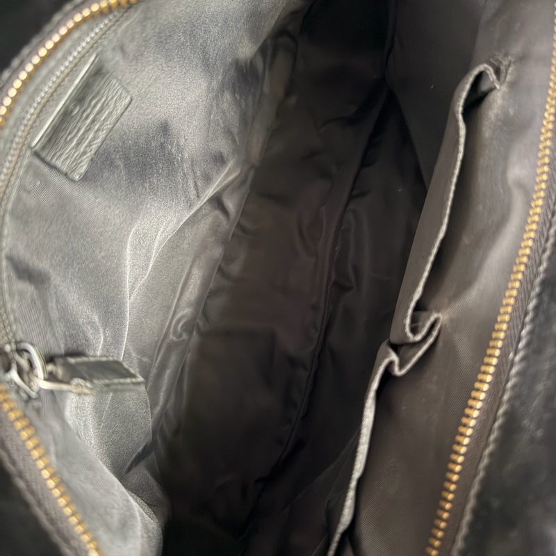 Gucci 黑色牛皮單肩斜挎包-8