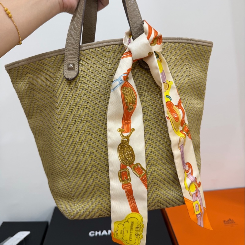 HERMES 愛馬仕 BRIDES DE GALA APPLIQUE PIQUE TWILLY 絲巾 頭巾 綁帶 絲帶-8