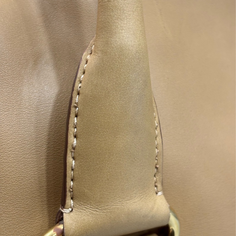 PRADA BN2135 大地色 全牛皮 手提包 購物包 肩背包 托特包 旅行袋 公事包 健身房-14