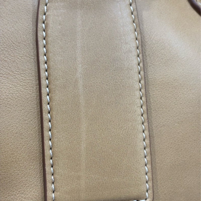 PRADA BN2135 大地色 全牛皮 手提包 購物包 肩背包 托特包 旅行袋 公事包 健身房-18